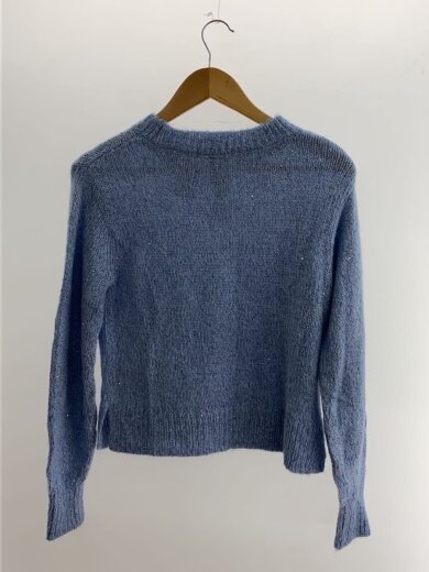 商品画像：スパングルクルーネックニット/32/ポリエステル/BLU/KR.WS.CW.0655// 2