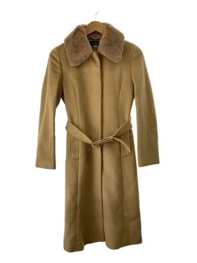 ANGORA/ベルテッドロングコート/9/アンゴラ/CML