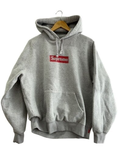 商品画像：INSIDE OUT BOX LOGO HOODED SWEATSHIRTパーカー/M/コットン/GRY/無地 1