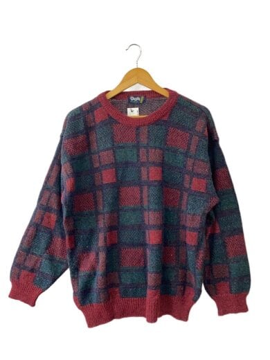 商品画像：dustin/モヘア混/ニット・セーター(厚手)/--/アクリル/マルチカラー/チェック 1