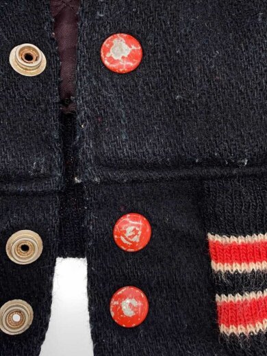 画像：その他ブランド80S-90S/スタジャン/--/ウール/BLK/無地//5