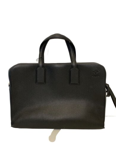 商品画像：ゴヤ/ブリーフケース/レザー/BLK/無地 1