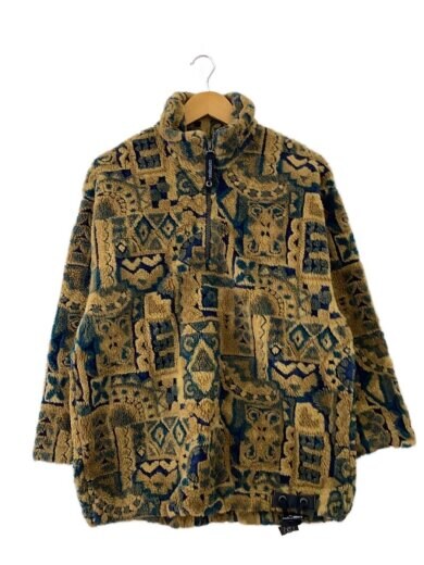 商品画像：courmayeur/フリースジャケット/--/アクリル/BRW/総柄// 1