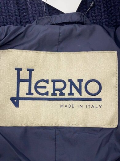 商品画像：ロングダウンジャケット/40/ナイロン/NVY/無地/37007-33844-1// 3