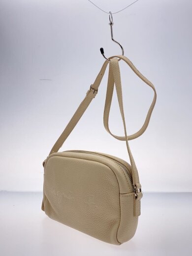 商品画像：エンボスロゴ/ショルダーバッグ/レザー/BEG/NS03-03 2