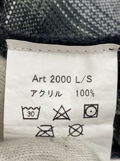 商品画像：長袖シャツ/M/コットン/BLK/チェック 4