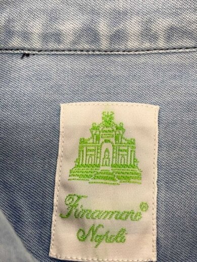 商品画像：シャンブレーシャツ/M/コットン/BLU/無地// 3