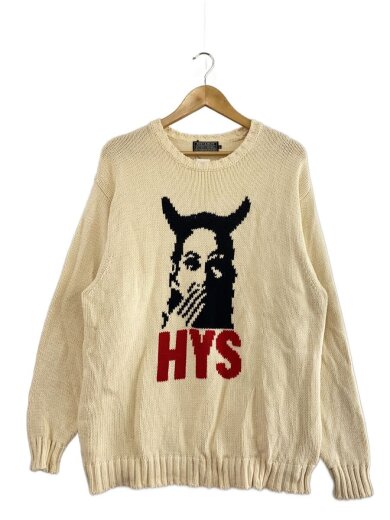 画像：HYSTERIC GLAMOURニット・セーター(厚手)/L/コットン/BLK/無地/02243ns031