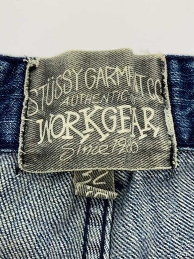 商品画像：00s/old/25周年/ポケット裏リップストップ生地ボトム/32/デニム/IDG/無地 4