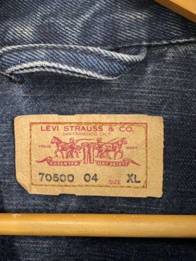 商品画像：ユーロ/Gジャン/XL/ブラックデニムジャケット/BLK/70500 0473 3