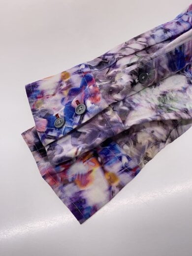 商品画像：水彩ドレスシャツ/長袖シャツ/--/コットン/マルチカラー/総柄/PP-DC-89825 5