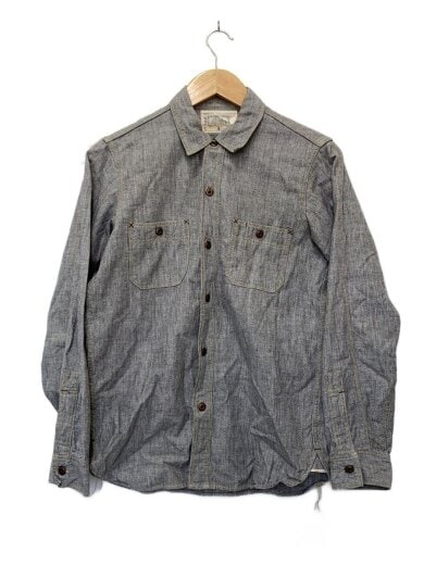 商品画像：neal cassday/ニールシャンブレーシャツ/長袖シャツ/15/コットン/GRY/無地 1