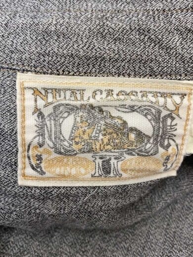 商品画像：neal cassday/ニールシャンブレーシャツ/長袖シャツ/15/コットン/GRY/無地 3