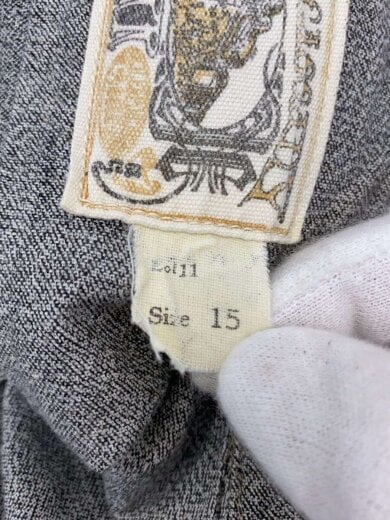 商品画像：neal cassday/ニールシャンブレーシャツ/長袖シャツ/15/コットン/GRY/無地 4