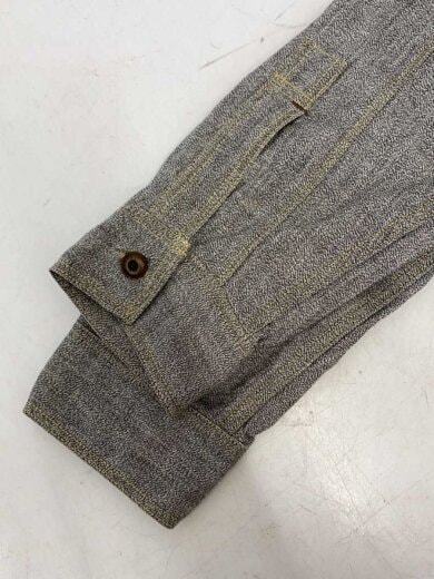 商品画像：neal cassday/ニールシャンブレーシャツ/長袖シャツ/15/コットン/GRY/無地 5