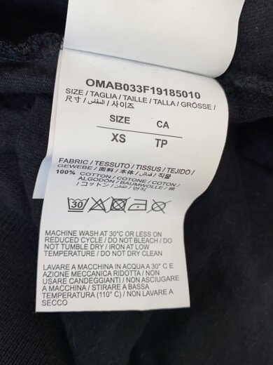 商品画像：レイヤードパーカー/バックプリント/19AW/XS/コットン/BLK/OMAB033F19185010 4