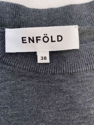 商品画像：KNIT LAYERED PULLOVER/38/コットン/GRY/300IS270-2501 3