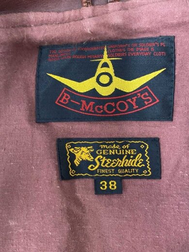 商品画像：90s/TALON/ステアハイド/レザージャケット・ブルゾン/38/レザー/BRW/無地 3