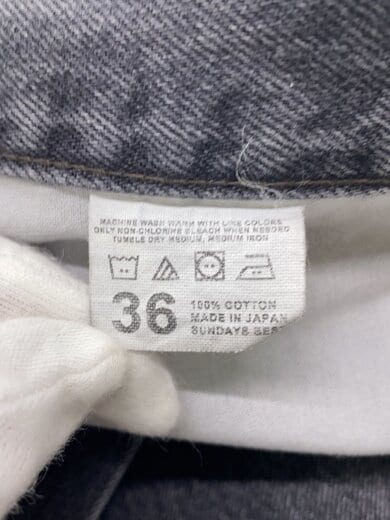 商品画像：SUNDAYS BEST/ストレートパンツ/--/コットン/BLK/無地 5