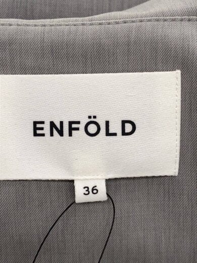 商品画像：テーラードジャケット/36/ポリエステル/GRY/無地/300gs130-2340// 3