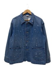 24SS/ペイント/カバーオール/S/コットン/IDG/24-011-600-2030-1-0