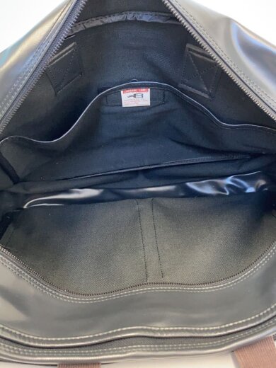 商品画像：overnight/トートバッグ/レザー/BLK/無地 6