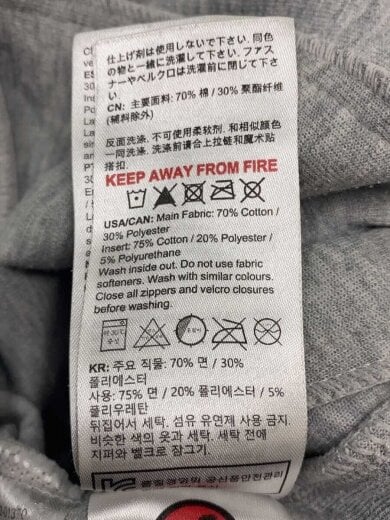 商品画像：ボトム/M/コットン/GRY/1022-01370 4