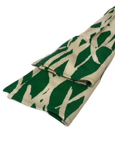 商品画像：SHIRT DRESS/カシュクールワンピース/長袖ワンピース/4/シルク/GRN/404-140691 4