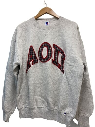 商品画像：usa製/刺繍/aon/90s/スウェット/XL/コットン/GRY 1