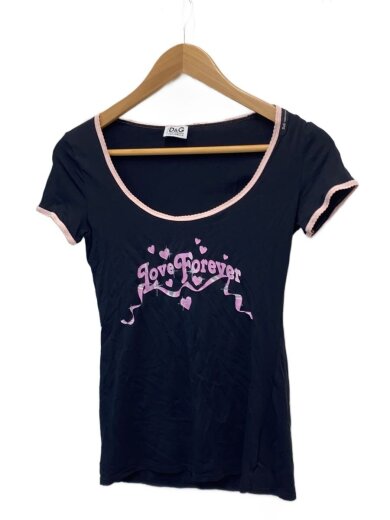商品画像：Y2K/LOVE FOREVER/Tシャツ/34/ポリエステル/BLK/プリント 1