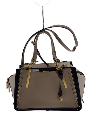 商品画像：ドリーマーウィズスカラップ/トートバッグ/レザー/BEG/76421 1