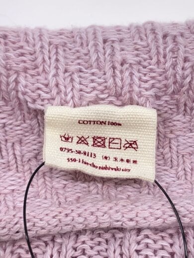 商品画像：ニット・セーター(薄手)/1/コットン/PNK// 4