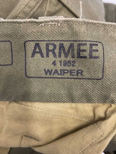 商品画像：FRENCH ARMY/M47復刻/前期型/カーゴパンツ/--/コットン/GRN/無地/24WP93 4