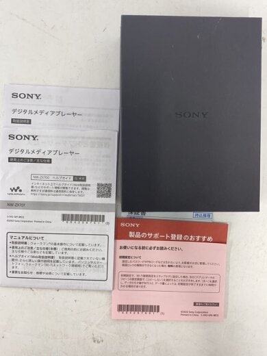 商品画像：ポータブルメモリープレーヤー NW-ZX707/ケーブル類が全て欠品しております。// 4