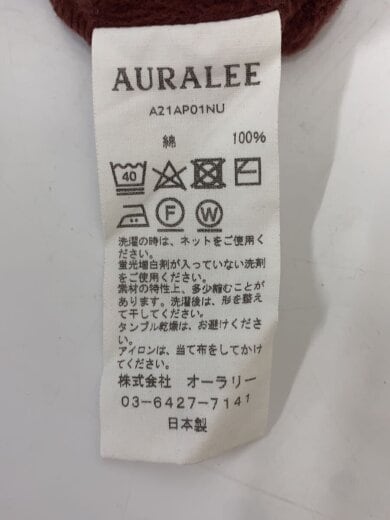 商品画像：21aw/ELASTIC HIGH GAUGE SWEA/4/コットン/BRD/無地/A21AP01NU 4