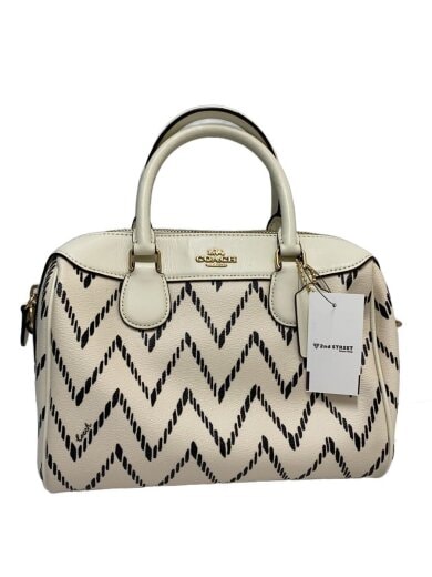 商品画像：ハンドバッグ/レザー/WHT/総柄/F49055 1