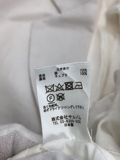 商品画像：CLASSIC SHORT JACKETテーラードジャケット/M/コットン/WHT/無地/SL-JO3-200// 5