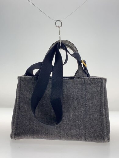 商品画像：カナパ/2wayショルダー付/ハンドバッグ/GRY/無地 3