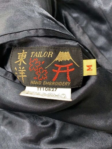 商品画像：SOUVENIR JACKET/TOKYO CLUB/リバーシブルスカジャン/M/ナイロン/BLK/総柄 5