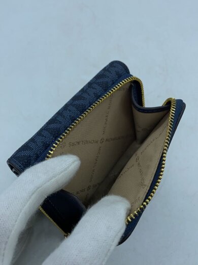 商品画像：3つ折り財布/レザー/NVY/モノグラム/メンズ/35F3GTVZ5B 5