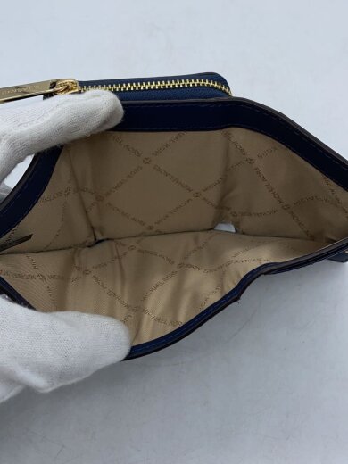 商品画像：3つ折り財布/レザー/NVY/モノグラム/メンズ/35F3GTVZ5B 6