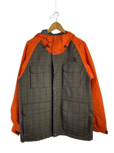 商品画像：ウールエステルチェックナイロンオックスジャケット/ジャケット/M/ウール/ORN/WJ-J908 1