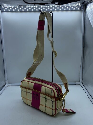 商品画像：ショルダーバッグ/PVC/IVO/チェック/12224 2