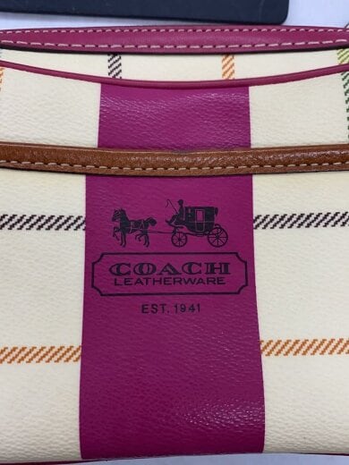 商品画像：ショルダーバッグ/PVC/IVO/チェック/12224 5