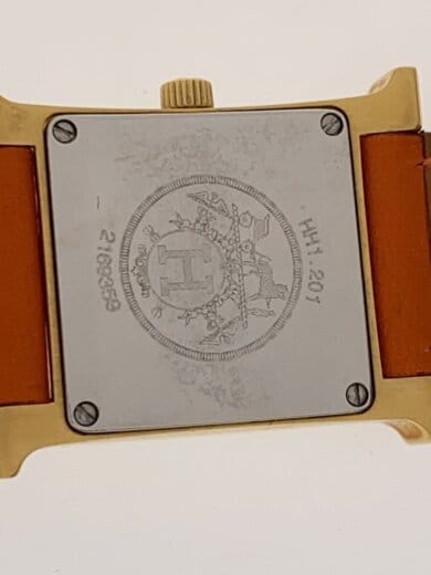 商品画像：クォーツ腕時計/アナログ/レザー/WHT/ORN 3