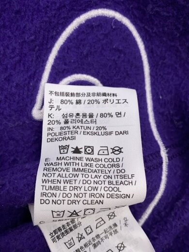 商品画像：スウェット/L/コットン/PUP/DM1776-506/襟ヤケ、背面裾付近シミ有// 4