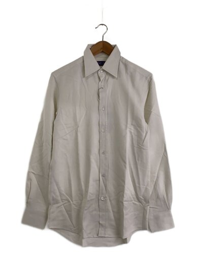 商品画像：長袖シャツ/14.5/シルク/WHT/無地// 1