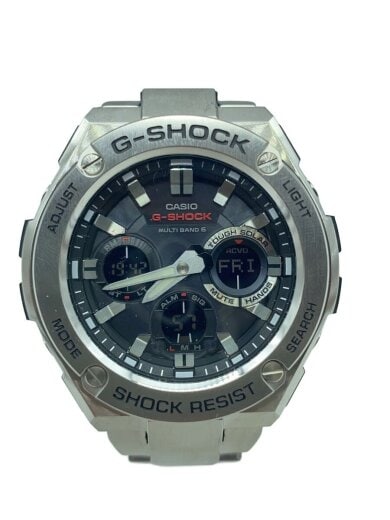 商品画像：ソーラー腕時計・G-SHOCK/デジアナ/SLV/SLV// 1