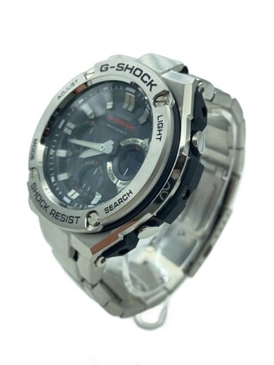 商品画像：ソーラー腕時計・G-SHOCK/デジアナ/SLV/SLV// 2