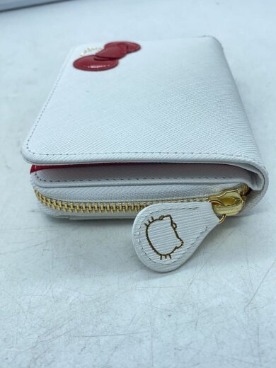 商品画像：2つ折り財布/--/WHT/無地/レディース 3